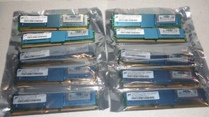 10 X 2GB HP 455263-061 Micron MT18HTF25672FDY-667E1NG PC2-5300F 2Rx8 FBDIMM RAM - Picture 1 of 3