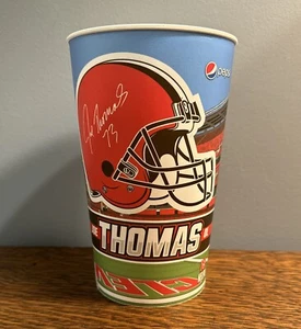 Joe Thomas First Energy Stadium Pepsi großer Plastikbecher Cleveland Browns - Bild 1 von 5