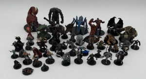 E91 D&D: Dungeons & Dragons Minis Lot 49 Figures All Pictured FREE SHIPPING - Picture 1 of 11