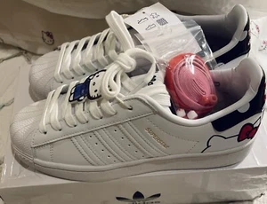 Sz EU38 USM 5.5 USL7- adidas Hello Kitty x Superstar White Bliss Kawaii Comfort - Picture 1 of 10