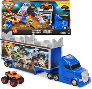 , Official 2-In-1 Transforming Hauler Playset with Exclusive 1:64 Scale - Bild 1 von 8