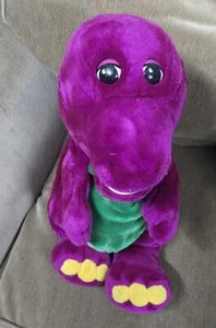 Barney Plush Purple Dinosaur 22" - Picture 1 of 3