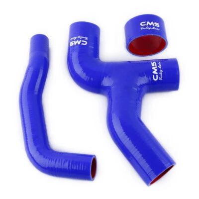 Kit de manguera de refuerzo intercooler de silicona azul para Subaru Forester XT 2004-2008 2,5 L Foto 1 de 4