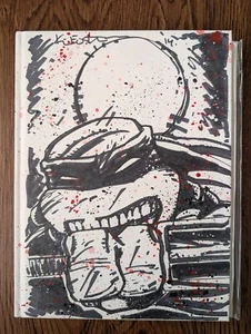 TMNT 25th Anniversary HC IDW Limited ORIGINAL ART Kevin Eastman BLACK LABEL - Picture 1 of 2
