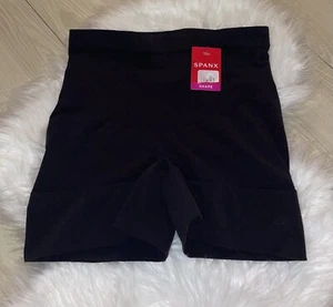 Spanx Womens Everyday Seamless Shaping Shorts Shorty 10403R 3X Black - Picture 1 of 5