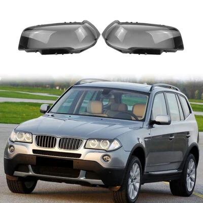 Cubierta transparente izquierda+derecha del faro delantero izquierdo+derecho para BMW X3 E83 2004-2010 Foto 1 de 4