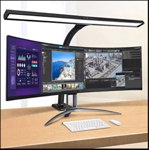 Phive LED Task Lamp, 20 Watt Super Bright Desk Lamp with Clamp, Dimmable Monitor - Picture 1 of 8
