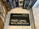 Ny Nyc Subway Roll Sign 148 Street Lenox Terminal Manhattan Primitive Ny Transit