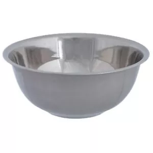 Edelstahl Schüssel Schale Edelstahlschüssel Salatschüssel Rührschüssel Rund 20cm - Bild 1 von 2