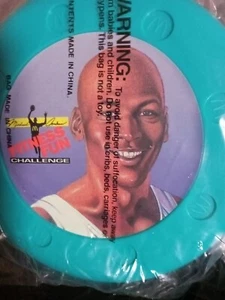Vntg 91 Michael Jordan  McDonald's happy meal authentic flying disc sealed NOS. - Picture 1 of 8