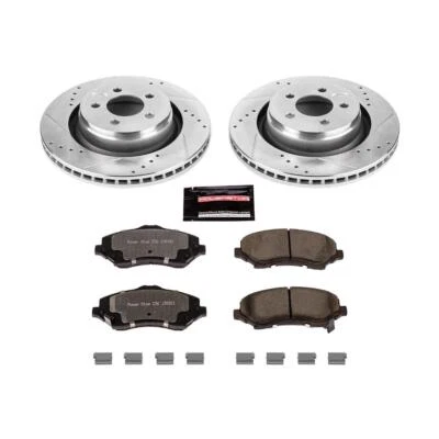 Kit de frenos de disco PowerStop - Delantero - Se adapta a Dodge Nitro 2009-2011, Jeep Liberty 2008 Foto 1 de 4
