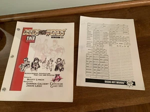 Cryptosnark d20 System 2003 Deeds Not Words RPG - RARE! - Picture 1 of 1