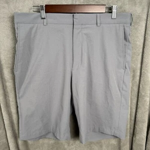 Walter Hager Golf Chino Short Herren 34 grau 100% Polyester Eingrifftaschen Zip Fly - Bild 1 von 8