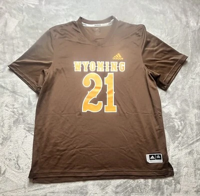 Camiseta Adidas Wyoming Cowboys #21 talla 2XL Foto 1 de 4