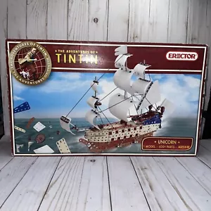The Adventures of TinTin Unicorn Erector Model Ship Set 630+ Parts Brand New - Picture 1 of 8