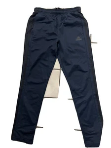 NUEVOS Pantalones para Correr Adidas Azul Marino 3 Rayas Negros Talla Pequeña 100% Polietileno - Imagen 1 de 5