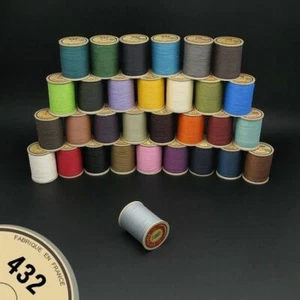 Fil au Chinois No.432 Waxed Lin Cable Leather craft Linen Thread 0.63mm spool - Picture 1 of 9