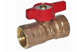 Legend 102-903 1/2" T-3005 2 Stück geschmiedetes Messing Gas Kugelhahn - Bild 1 von 1