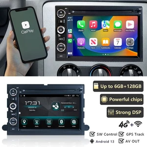 For 2004-2008 Ford F150 Car Stereo Radio Apple Carplay Android 13 GPS Navi WIFI - Imagen 1 de 22