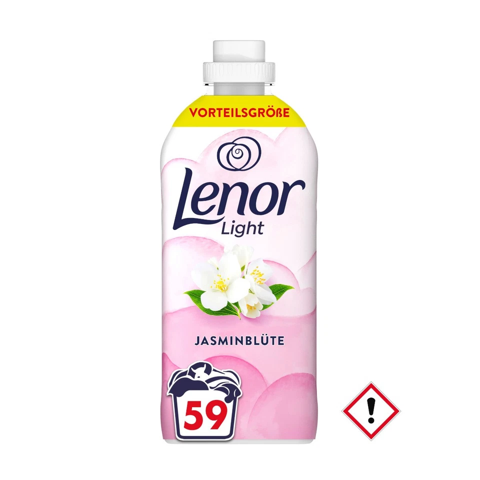 Lenor Fabric Softener Concentrate Light Jasmine Blossom 59WL Bottle 1239ml - Image 1 of 1