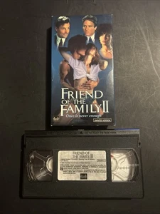Friend Of The Family II 2 VHS 90s Erotic Thriller Triboro Unrated Version HTF - Picture 1 of 2