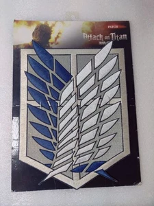 Parche grande de hierro con emblema de regimiento explorador alas de libertad anime Attack on Titan - Imagen 1 de 2