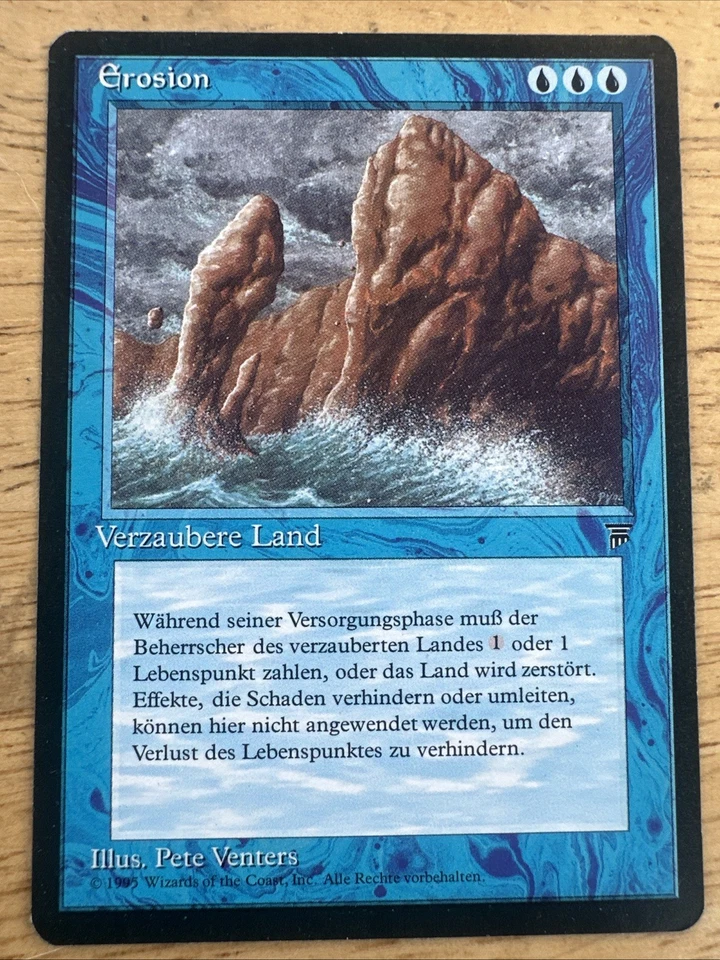 MTG - FBB - Erosion - Rennaisance - German Chronicles - Legends - Excellent - Image 1 of 2