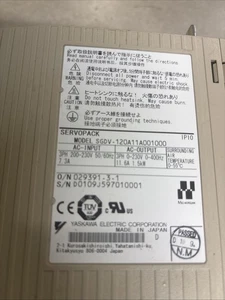 Yaskawa SGDV-120A11A Servopack Servo Drive Power supply confirmed From Japan - Picture 1 of 9