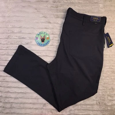 Polo Ralph Lauren Pants Men's 38x32 Active Fit Stretch Performance Navy Chino - Image 1 of 4