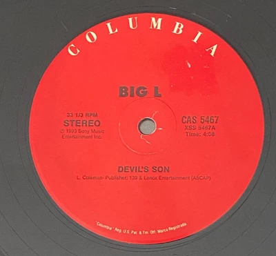 BIG L Devil's Son 12" D.I.T.C. Showbiz Lifestylez Ov Da Poor & Dangerous Hip Hop - Image 1 of 2
