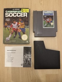 KONAMI HYPER SOCCER Nintendo NES Spiel aus privater Sammlung OVP  