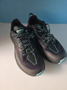 Hoka One One Speedgoat 4 GTX Womens Size 8 Black Running Shoes Sneakers - Picture 1 of 8