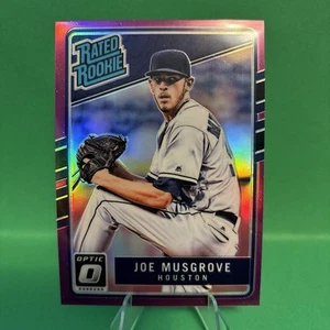 2017 Panini Donruss Optic - Rated Rookies Joe Musgrove #46 Pink Prizm (RC) - Picture 1 of 2