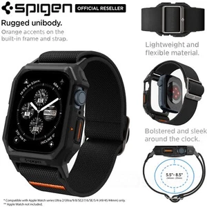 For Apple Watch Ultra/2 9 8 7 SE 44 45 49mm Case SPIGEN Lite Fit Pro Band Cover - Picture 1 of 33