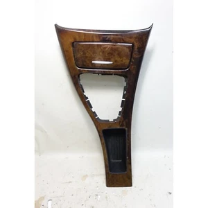 Cracked 06-11 BMW E90 E91 3-Series 4dr Center Console Wood Trim Walnut Root OEM - Picture 1 of 10