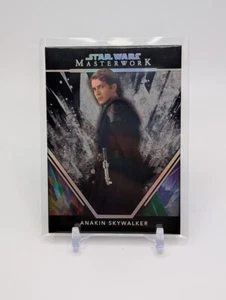 2024 Topps Star Wars Masterwork Black Parallel #66 Anakin Skywalker Serial #1/5 - Picture 1 of 2