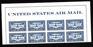 US 5281 Centennial Air Mail Blue F header block 8 MNH 2018 - Picture 1 of 1
