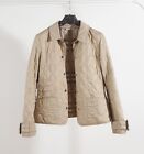 Burberry London For Woman Size M Beige Qulited Jacket