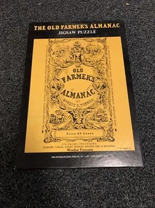 Vintage 1973 THe Old Farmer's Almanac Puzzle - Picture 1 of 3