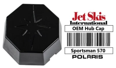 Tapacubos de rueda central Polaris negro Sportsman 570 X2 570 SP 570 OEM 5451374-067 Foto 1 de 4