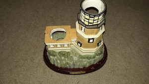 PartyLite Split Rock Lighthouse, Retired Tea Light Candle Holder, 2004 - Picture 1 of 10