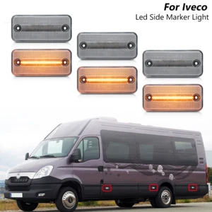 6x Clear LED Side Marker Light For Fiat Ducato III Iveco Daily IV DAF LF XF CF - Bild 1 von 12
