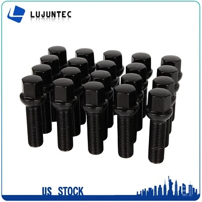 20pc 14x1.5 Lug Bolt For Audi Q2 Q3 Q5 Q7 S3 S4 S5 S6 S7 40mm Shank Cone Seat - Image 1 of 4