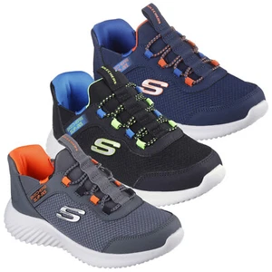 Skechers Junior Slip-Ins Zapatillas Niño Bounder Brisk Burst Memoria Espuma 2025 - Imagen 1 de 16