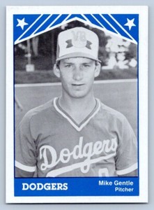 Mike Gentle 1983 TCMA Vero Beach Dodgers