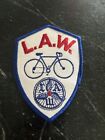 Patch vélo League American Wheelmen club vélo années 70 cousu logo 4 pouces L.A.W.