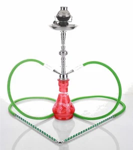 2 Sortie Tuyau ou Tube 58 cm Hookah Shisha Narguile vase Fumeurs vente H-5329 - Imagen 1 de 7