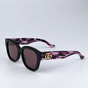 Gucci Women Sunglasses Black Red Square GG1550SK 004 BRAND NEW - Picture 1 of 12