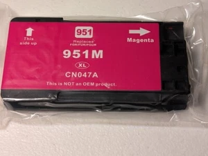 HP 951 XL Magenta Ink Cartridge CN047A - Compatible Replacement (Non-OEM) for HP - Picture 1 of 2