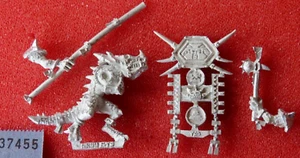 Lizardmen Army Box Standard Bearer 2003 Seraphon Metal Games Workshop Warhammer - Picture 1 of 2